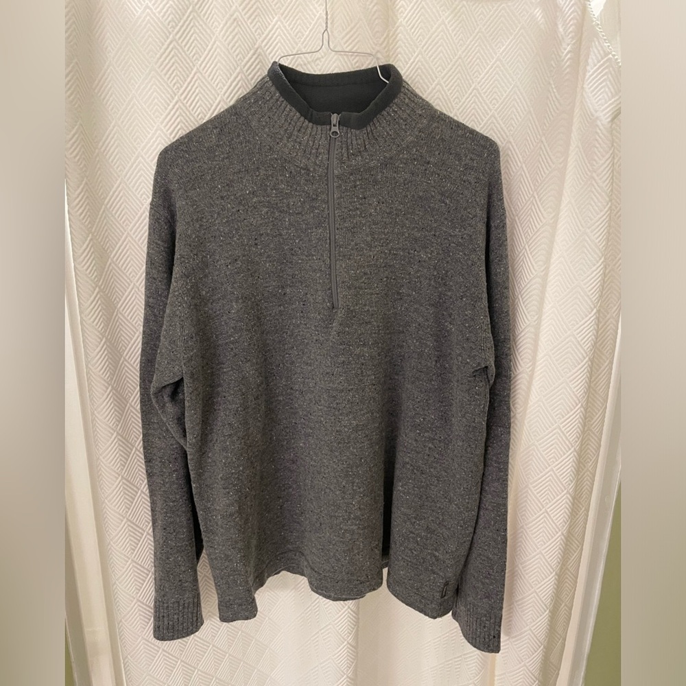 Woolrich men’s half zip sweater